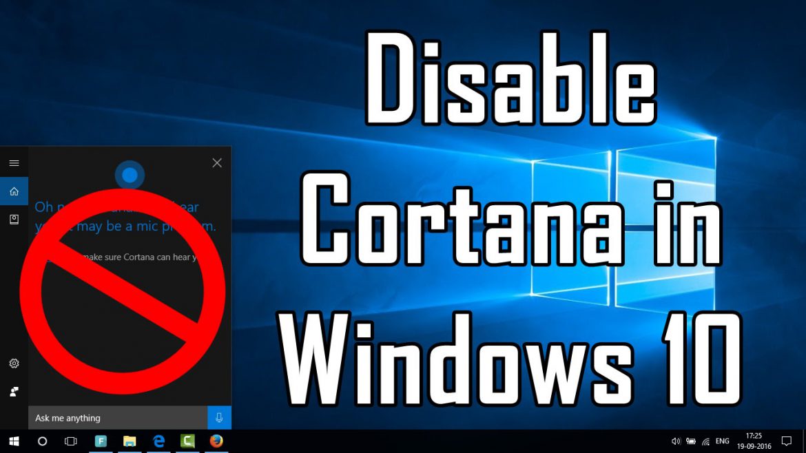 Windows 10 Cortana devre dışı bırakma