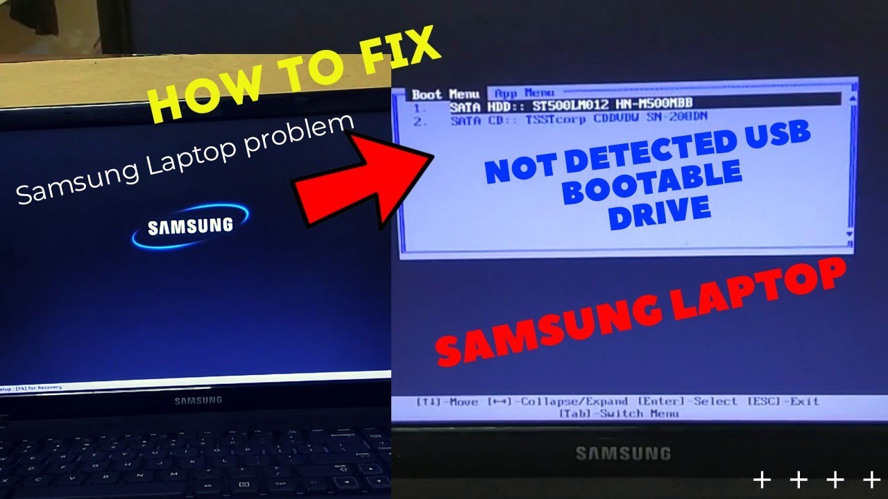 Samsung NP530U4C not usb boot